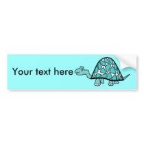 Cute little blue turtle
