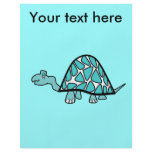 Cute little blue turtle flyers