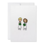 Cute Little Bride Lesbians Custom Announcements