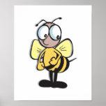 cute little bumble bee print