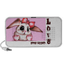 Cute little bunny girl Speakers speakers