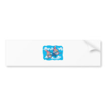 cute little butterfly in the sky bumper sticker