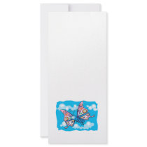 cute little butterfly in the sky rack card template