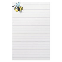 Cute Little Cartoon Bumble Bee Stationary