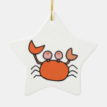 cute little crab christmas ornaments