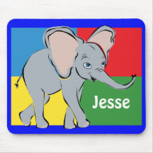 Cute Little Elephant Mouse Mats