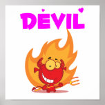 Cute Little Flaming Devil