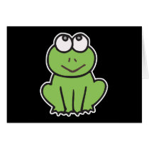 cute little froggy frog greeting cards