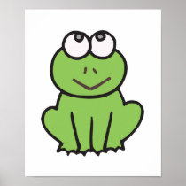 cute little froggy frog poster