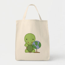 cute little geography turtle bags