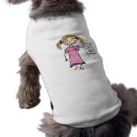 Cute little girl with A plus grade pet clothing