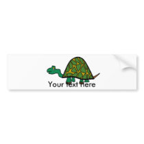 Cute little green turtle