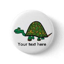 Cute little green turtle