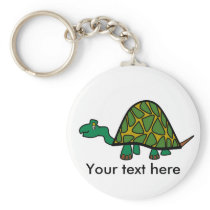 Cute little green turtle