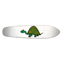 Cute little green turtle