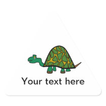 Cute little green turtle