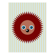 Cute little hedgehog post cards
