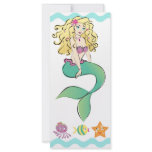 Cute Little Mermaid rack cards