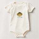 Cute Little Monkey Baby Onesie t-shirts