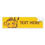 Cute Little Monkey bumper stickers