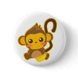 Cute Little Monkey buttons