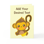 Cute Little Monkey cards