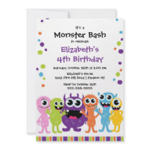 CUTE Little Monster Bash Birthday Party