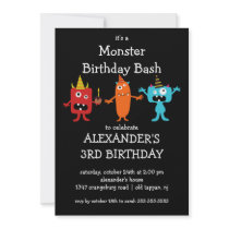 CUTE Little Monster Bash Birthday Party