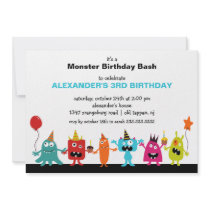 CUTE Little Monster Bash Birthday Party