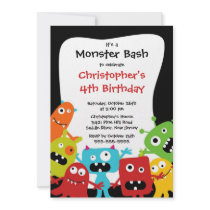 CUTE Little Monster Bash Birthday Party
