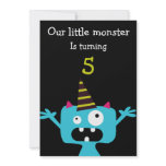Cute Little Monster Kids Birthday Party Invite invitations