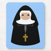Cute Little Nuns Mousepad