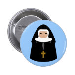 Cute Little Nuns Pinback Buttons