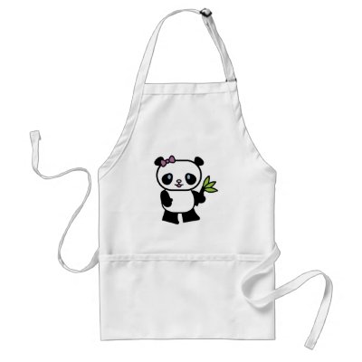 cute little panda bear aprons by doonidesignsanimals