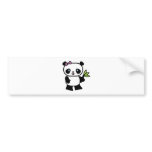cute little panda bear bumper stickers