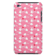 Cute Little Pink and white Chicks Barely There iPod Case