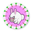Cute little Pink Apple bunny magnets