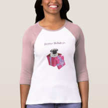 Cute little Pug Present T Shirts