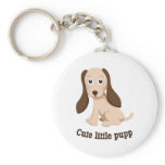 Cute little puppy dog keychains