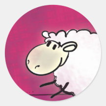 cute little sheep sticker