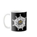 cute little spider in web coffee mug