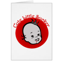 Cute Little Sucker Greeting Card