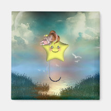 Cute little toon tot baby fairys 1 magnets