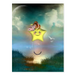 Cute little toon tot baby fairys 1 postcards