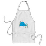 cute little whale aprons