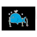 cute little whale cards