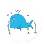 cute little whale stickers