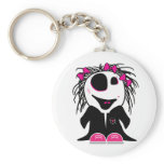 cute little zombie girly keychains