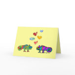 Cute Lizard Love Card