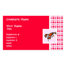Cute Lobster Business Card